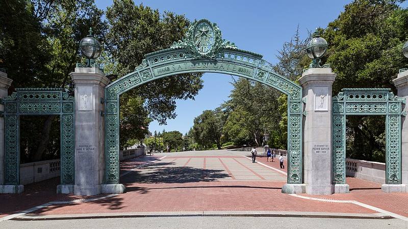 Sather Gate at the University of California campus in Berkeley