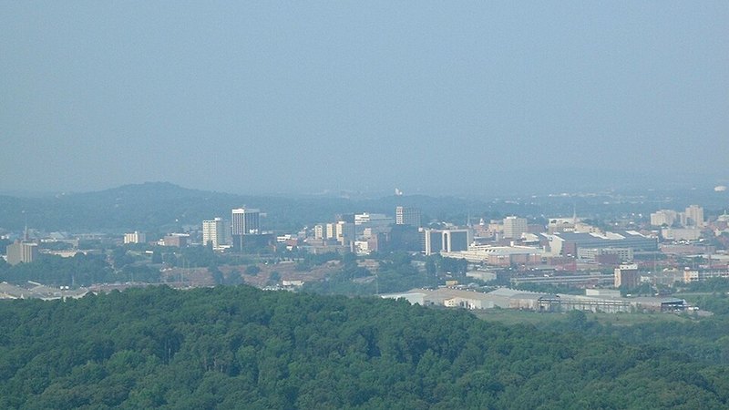 Chattanooga skyline viewed across the Tennessee River