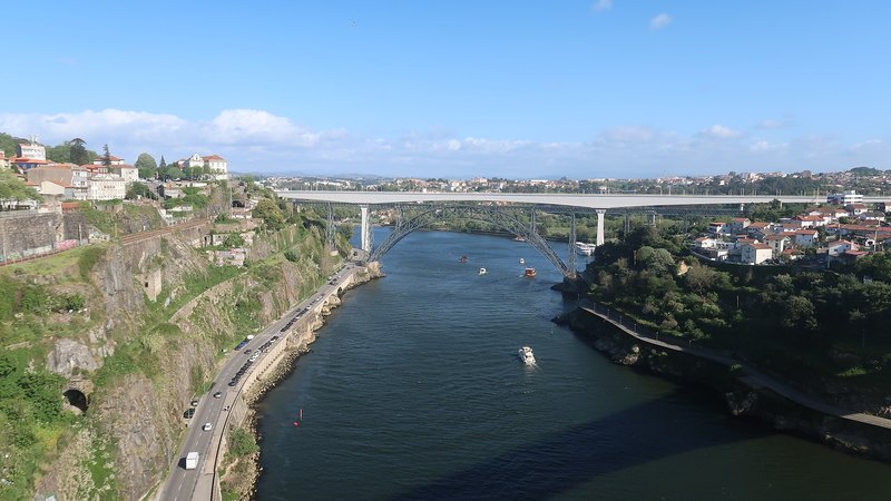 Infante Dom Henrique Bridge over the Douro River in Porto