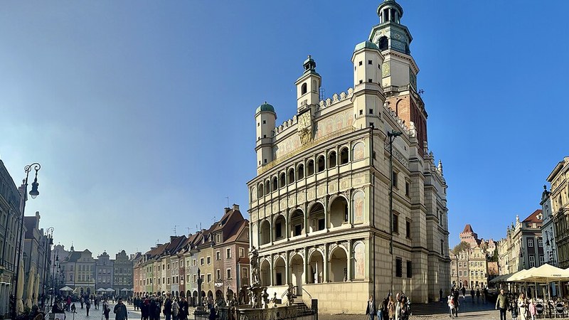 Poznan Town Hall and the Old Market Square
