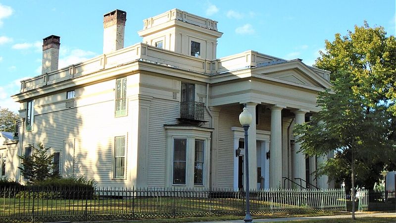 Historic Hiram Charles Todd House in Saratoga Springs, New York.