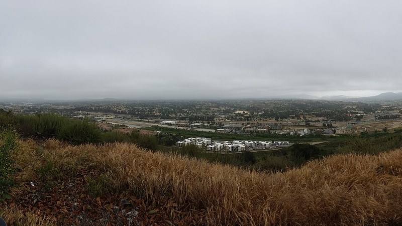 Panoramic view across Temecula Valley, California.