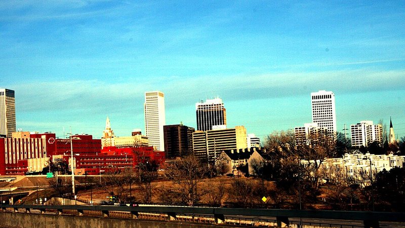 Tulsa Oklahoma downtown skyline