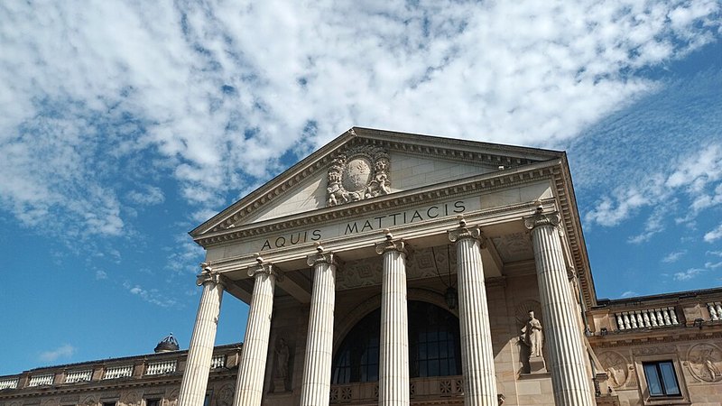 The Kurhaus in Wiesbaden, Germany.